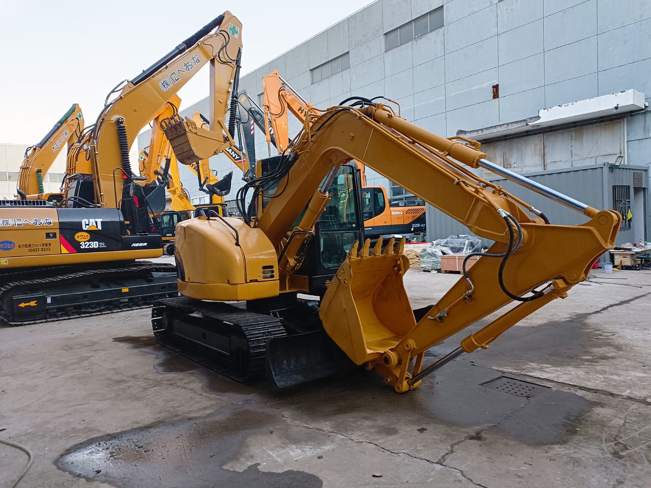 2022 Caterpillar 308D crawler excavator, side view