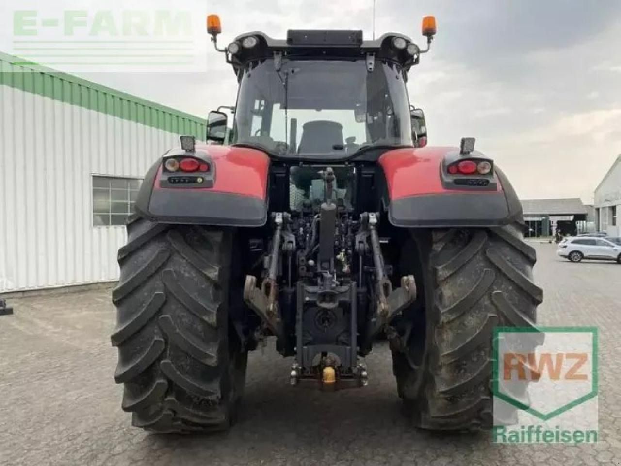 2018 Massey Ferguson 8735 S tractor rear view 2018 Massey Ferguson 8735 S tractor rear view