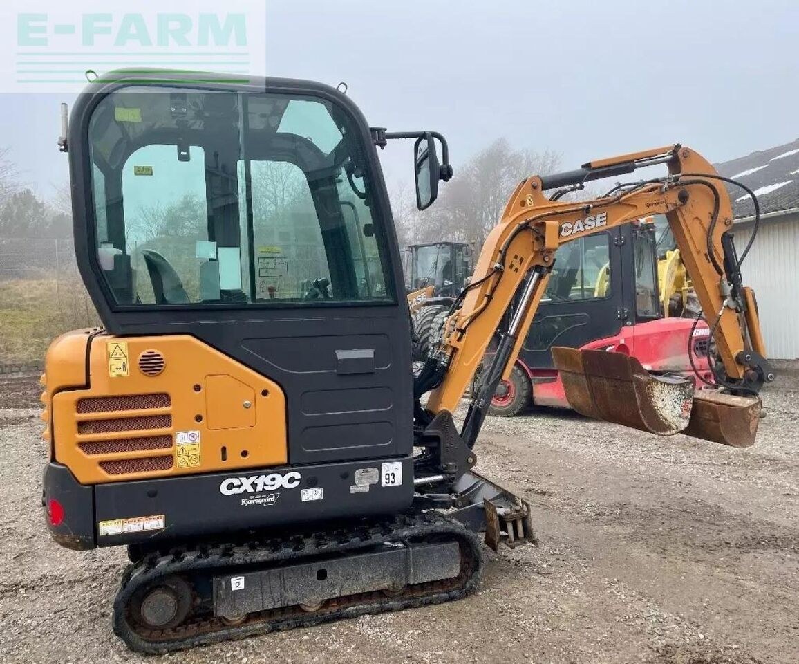 2021 CASE CX19C mini excavator, side view