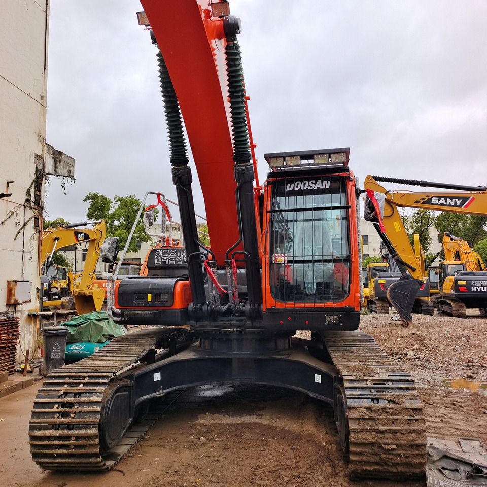 2024 Doosan DX340LC crawler excavator, front view