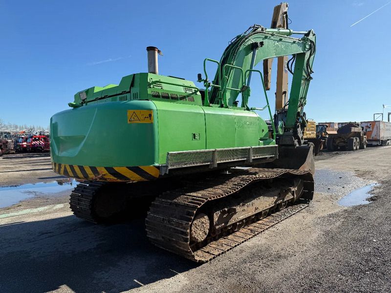 2016 Hitachi ZX300LC-6 crawler excavator, rear three-quarter view