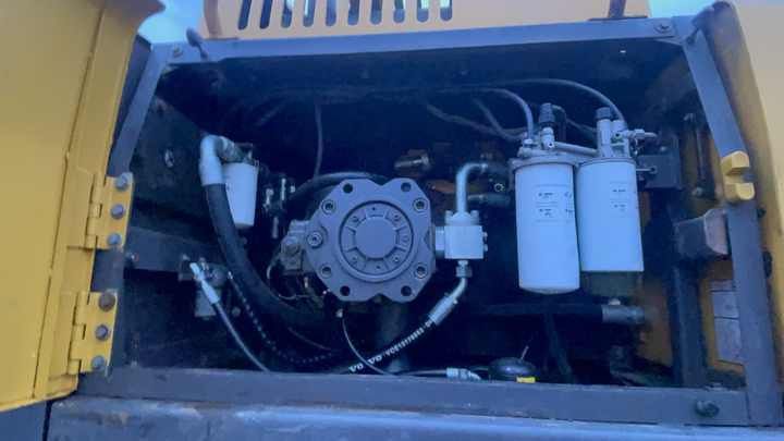 2018 Volvo EC480DL crawler excavator engine compartment view