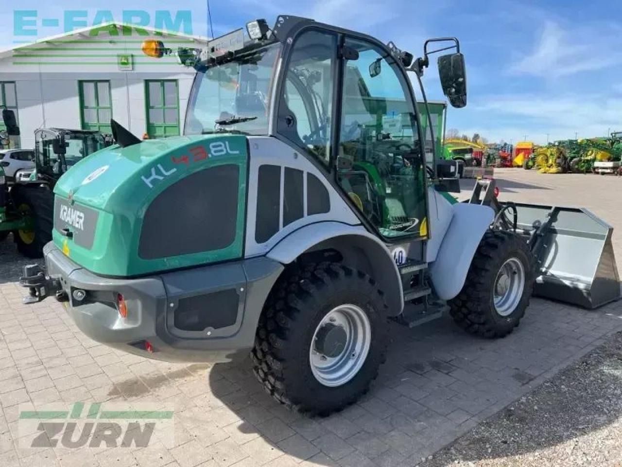 2023 Kramer KL43.8L wheel loader, rear three-quarter view 2023 Kramer KL43.8L wheel loader, rear three-quarter view