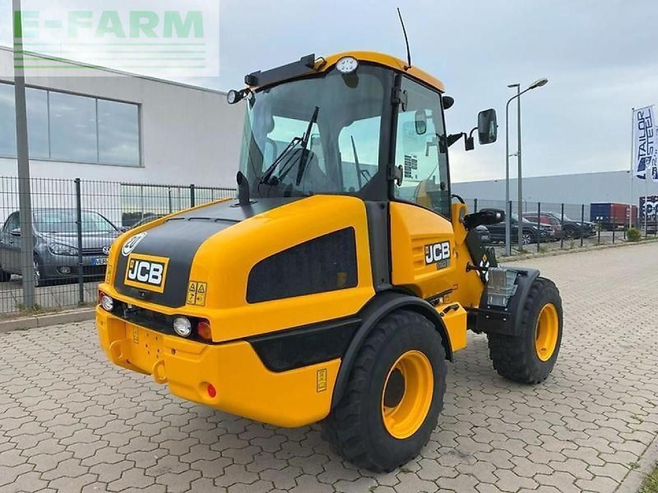 2021 JCB 406 AGRI mini excavator, rear three-quarter view 2021 JCB 406 AGRI mini excavator, rear three-quarter view