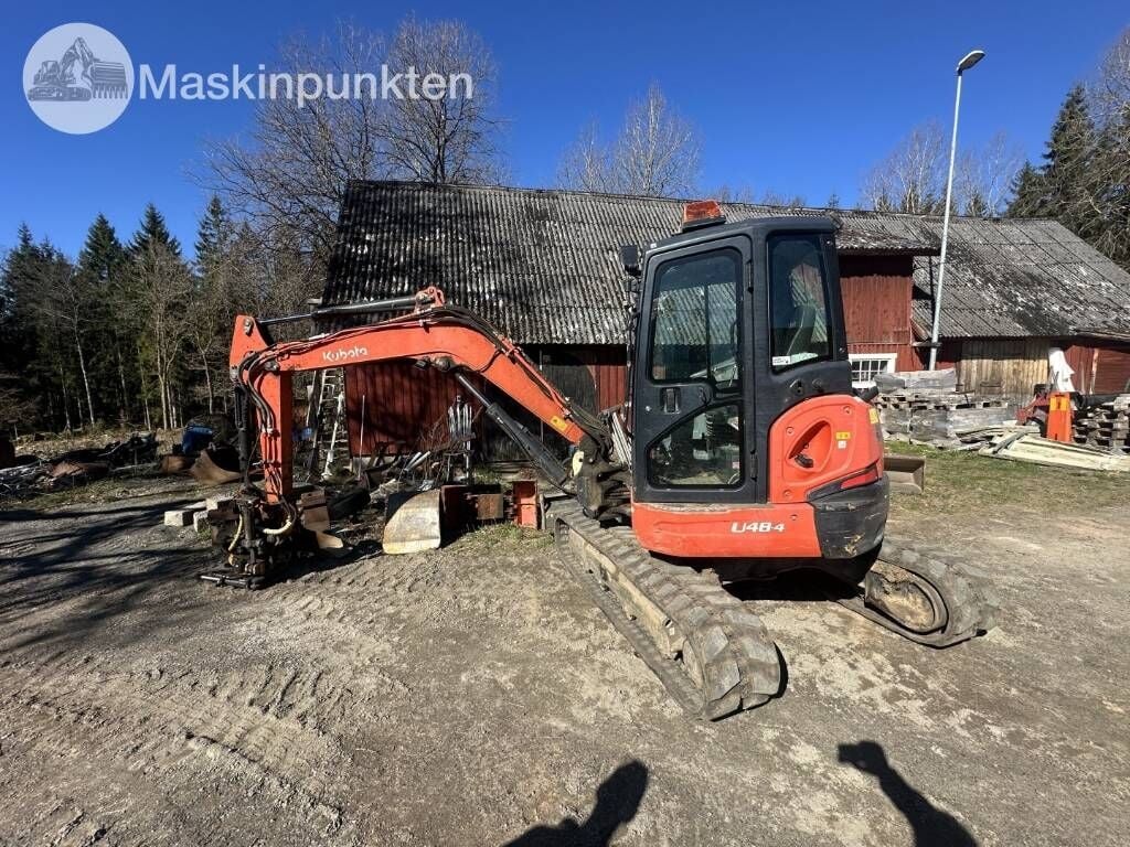 2015 Kubota U48-4 mini excavator, side view