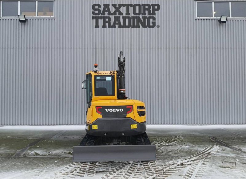 2014 Volvo ECR58D mini excavator, rear view