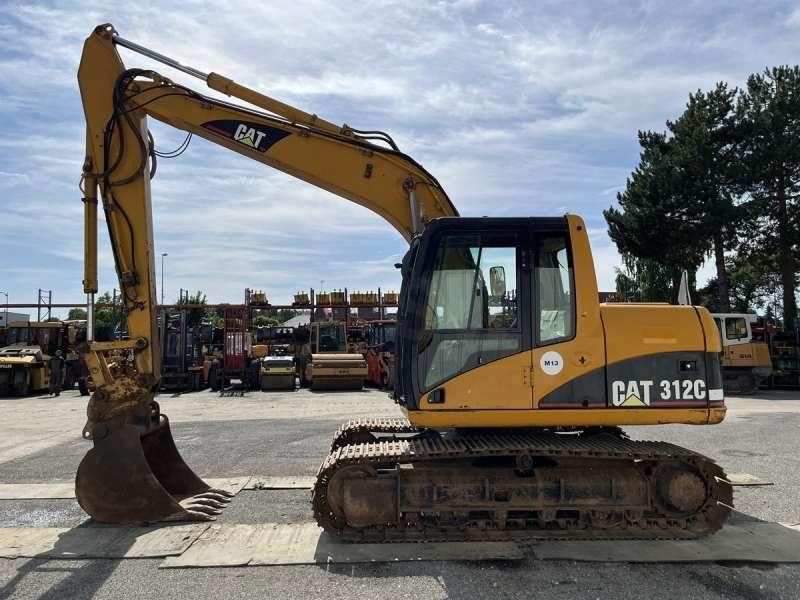 2007 Caterpillar 312C crawler excavator, side view