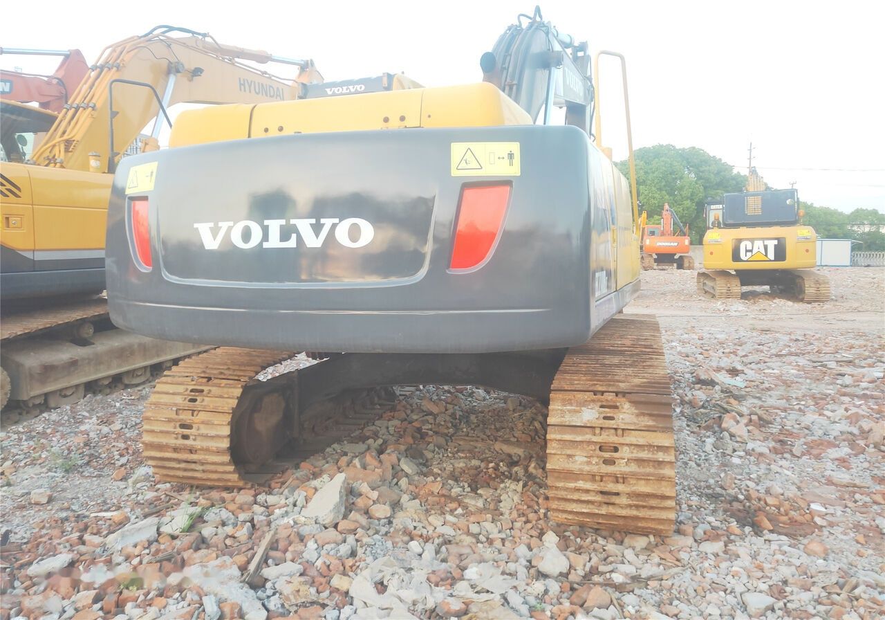 Volvo EC210BLC crawler excavator, rear view