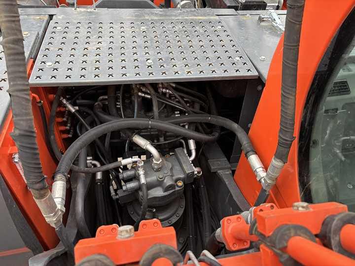 2019 Doosan DX225LCA crawler excavator engine compartment view