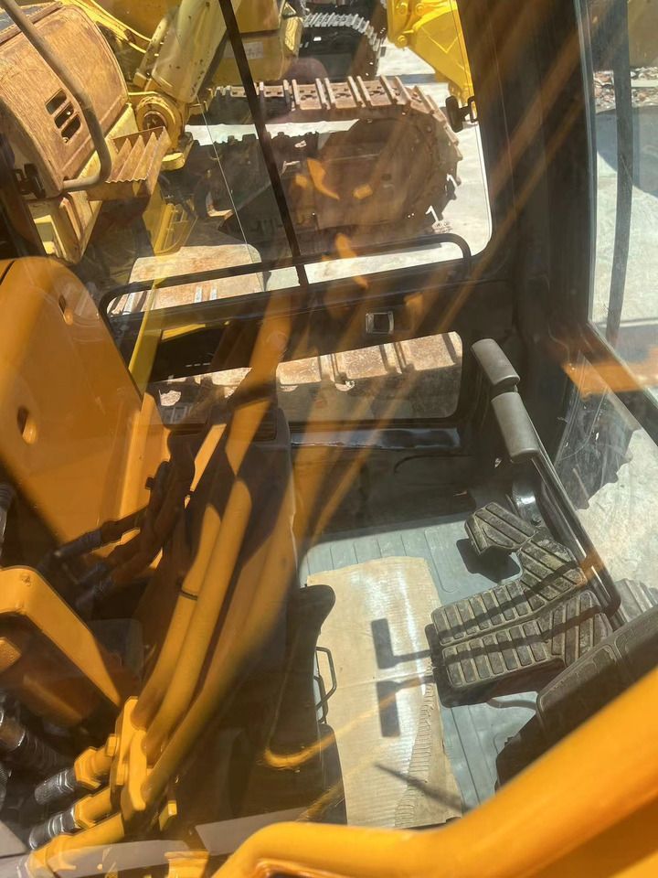 2021 Hyundai R80-7 excavator interior cab view