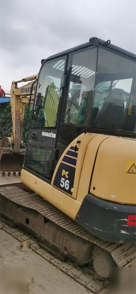 2017 Komatsu PC56-7 mini excavator, side view