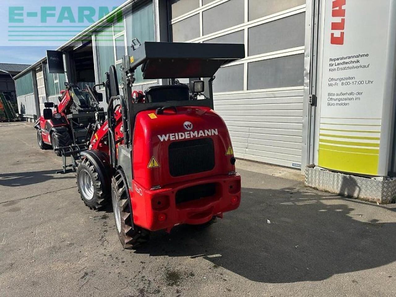 2022 Weidemann 1160 mini excavator, rear view