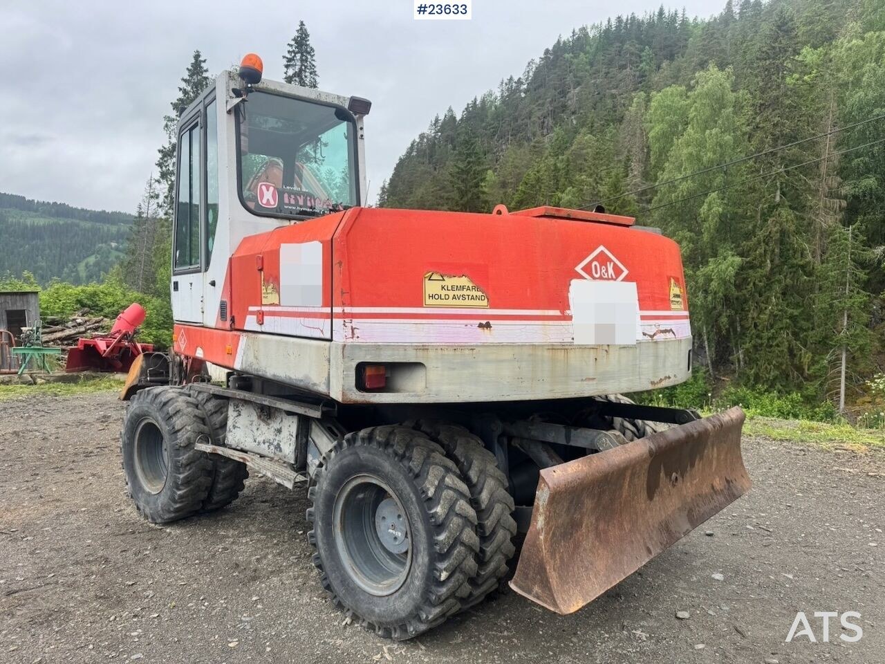 1998 O&K MH4 Wheel Excavator 1998 O&K MH4 Wheel Excavator