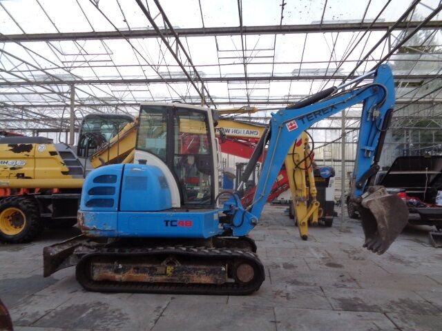 2012 Terex TC48 mini excavator, side view