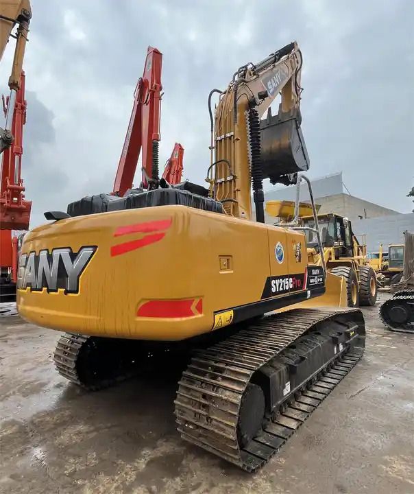 2018 Sany SY215CPRO crawler excavator, rear three-quarter view