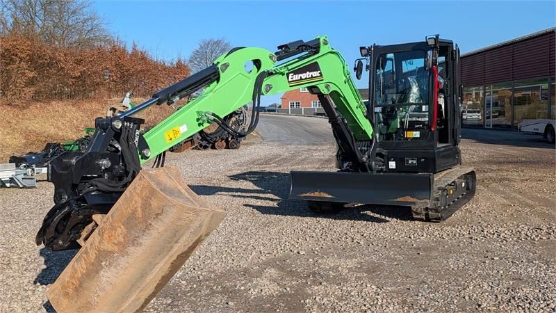 2026 Eurotrac HE60-EV mini excavator, side view