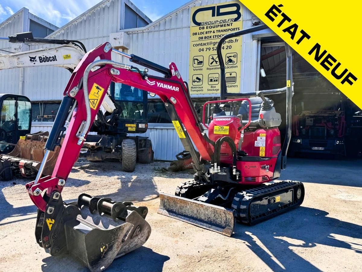 2024 Yanmar VIO12-2A mini excavator side view