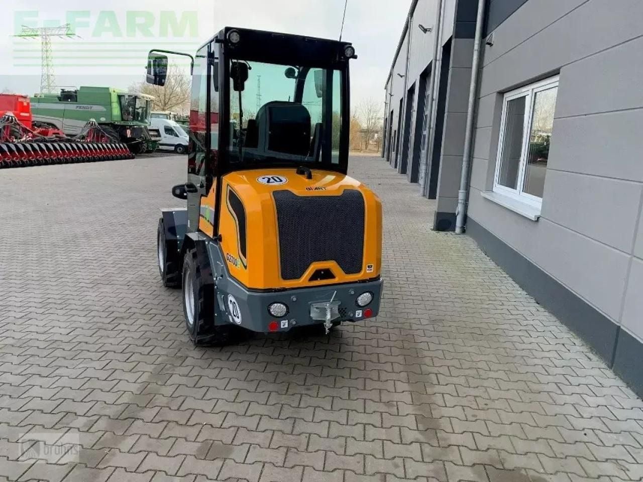 2023 Giant G2700E mini excavator, rear view