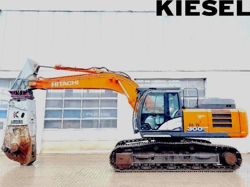 2019 Hitachi ZX300LCN-6 demolition excavator, side view