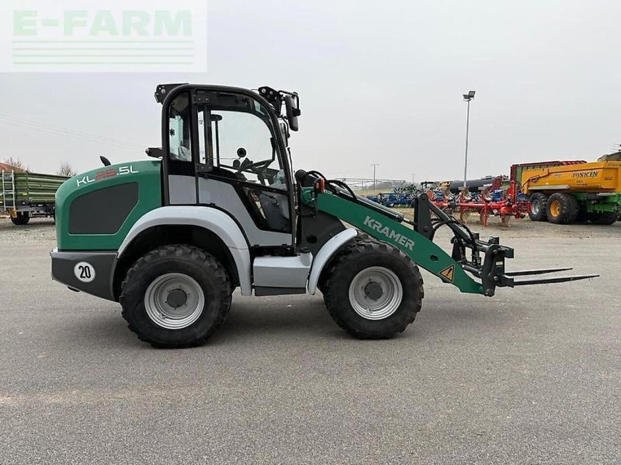 2023 Kramer KL25.5L wheel loader, side view 2023 Kramer KL25.5L wheel loader, side view