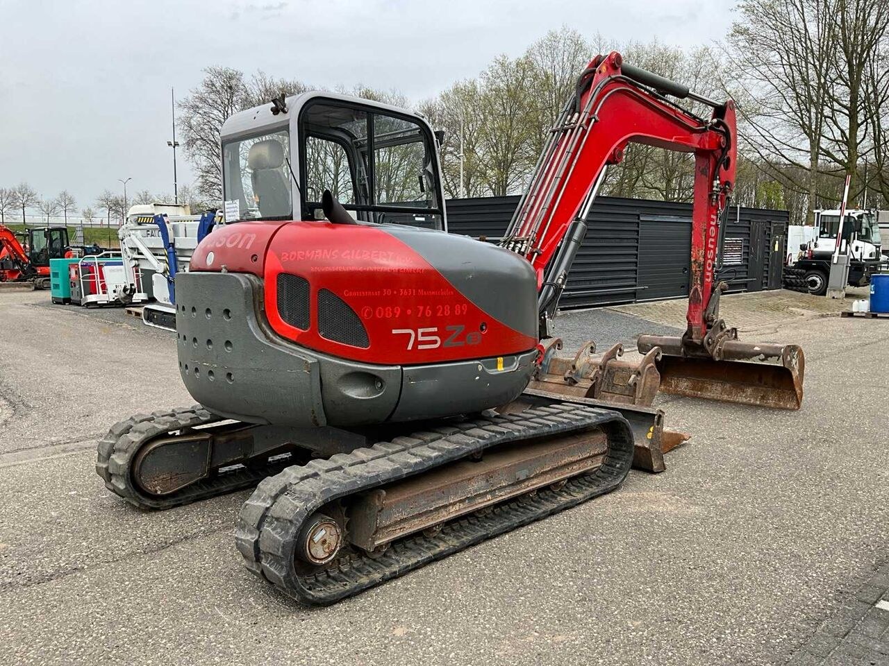 2005 Wacker Neuson 75Z3 crawler excavator, rear three-quarter view