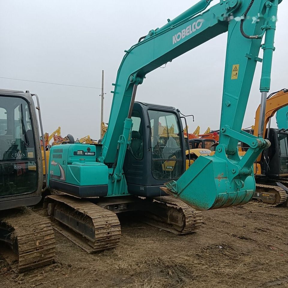 2018 Kobelco SK75-8 crawler excavator, side view