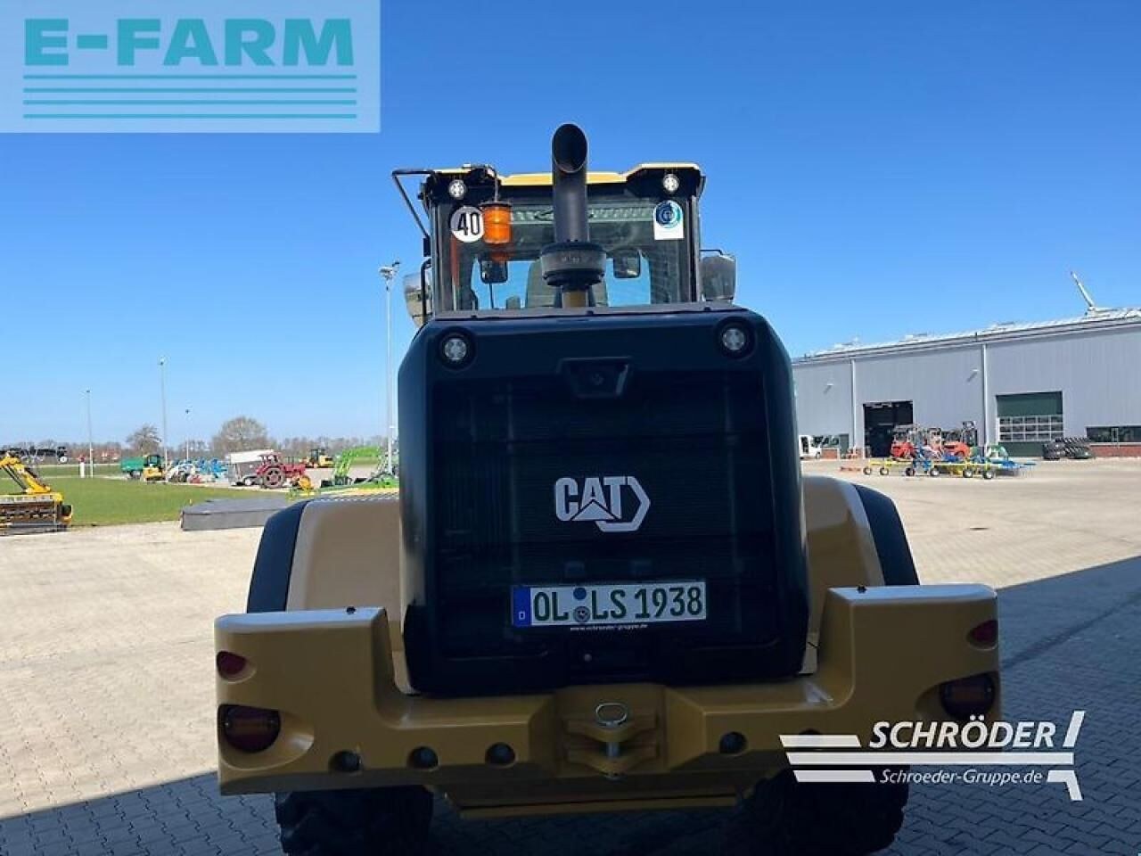 2023 Caterpillar 938H wheel loader rear view