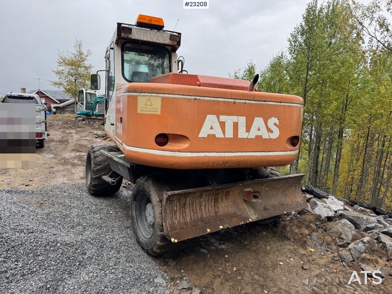 2002 Atlas 1304 M 1 Wheel Excavator 2002 Atlas 1304 M 1 Wheel Excavator