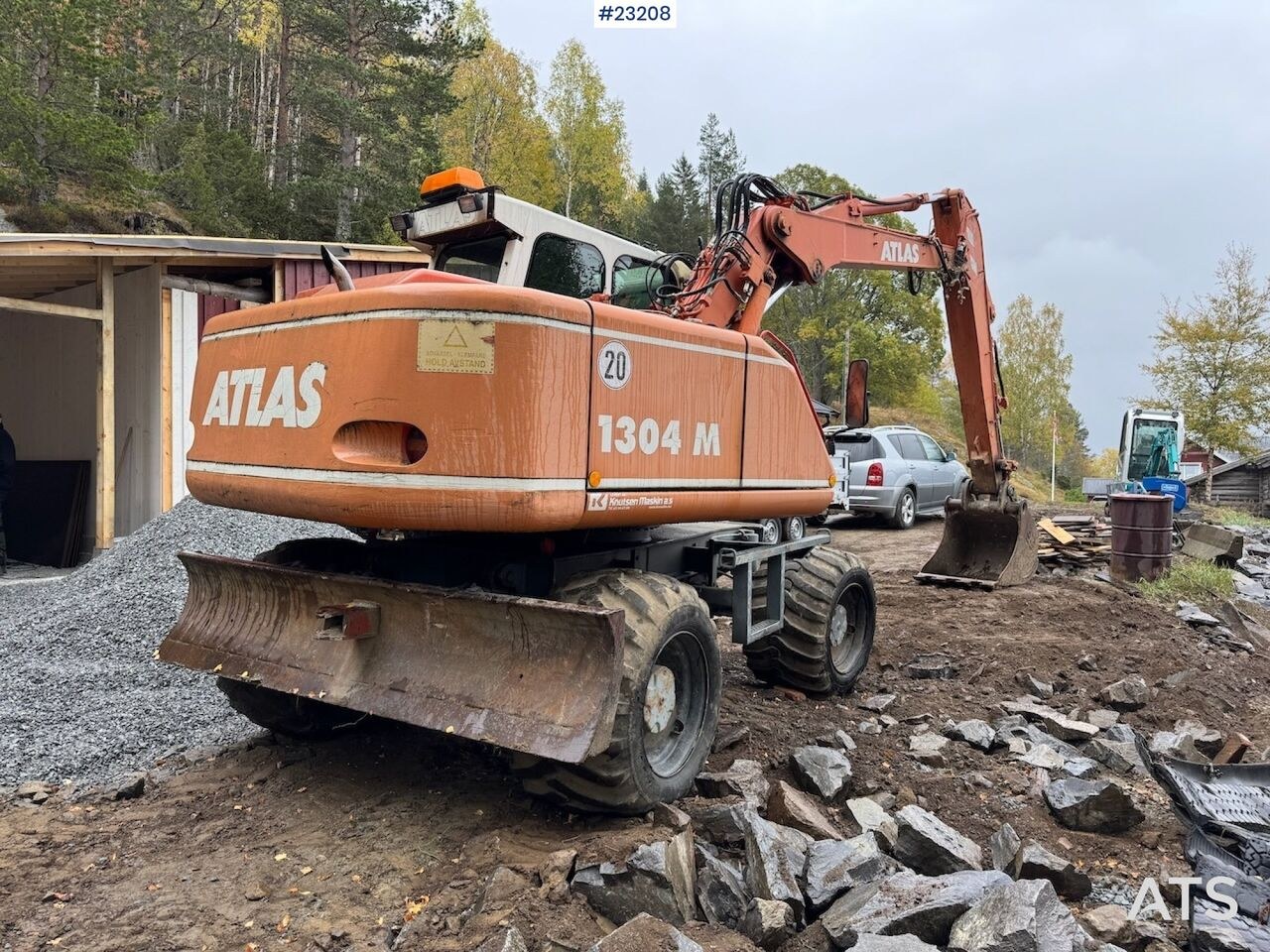 2002 Atlas 1304 M 1 Wheel Excavator 2002 Atlas 1304 M 1 Wheel Excavator