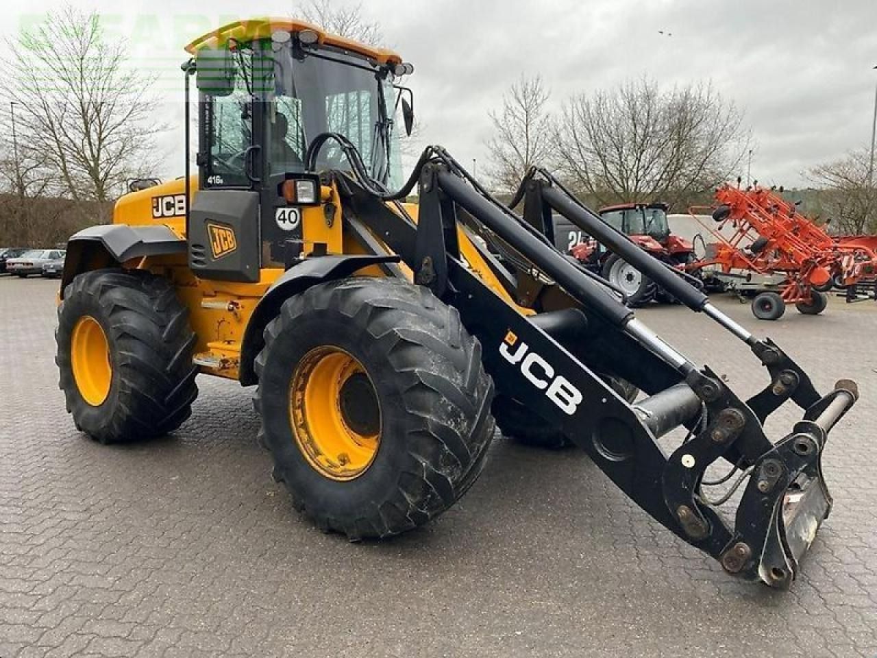 2011 JCB 416S FARM MASTER wheel loader, front three-quarter view