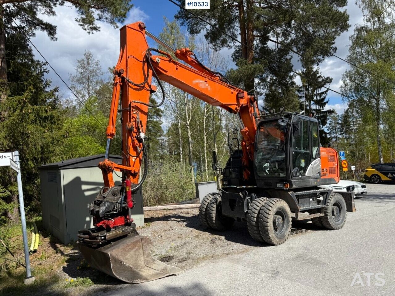 2013 Hitachi ZX140W-5B Wheel Excavator 2013 Hitachi ZX140W-5B Wheel Excavator