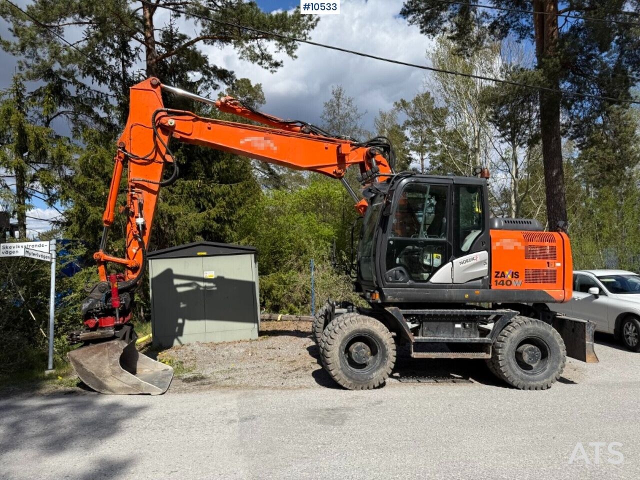 2013 Hitachi ZX140W-5B Wheel Excavator 2013 Hitachi ZX140W-5B Wheel Excavator