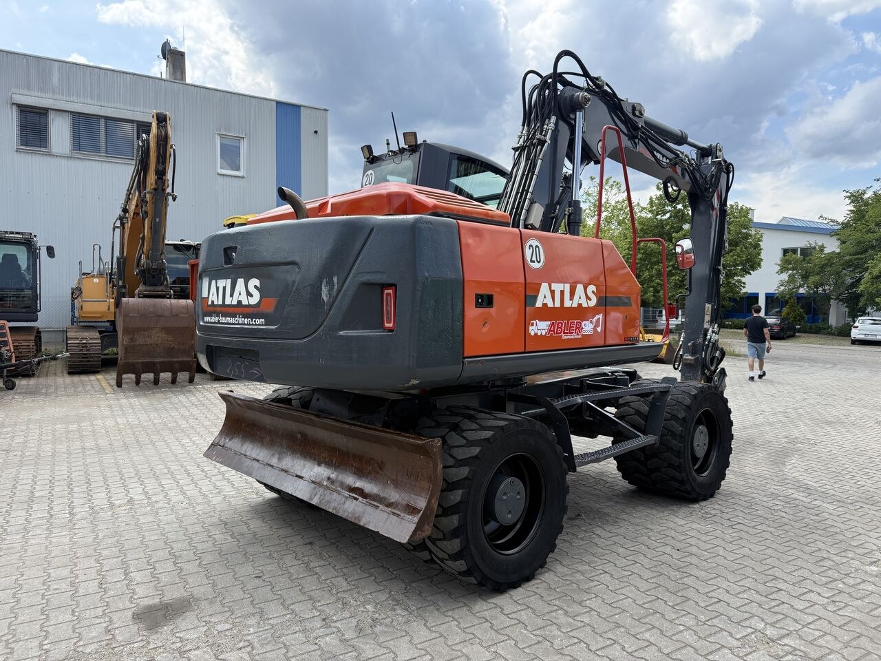 2014 Atlas 150W Wheel Excavator 2014 Atlas 150W Wheel Excavator