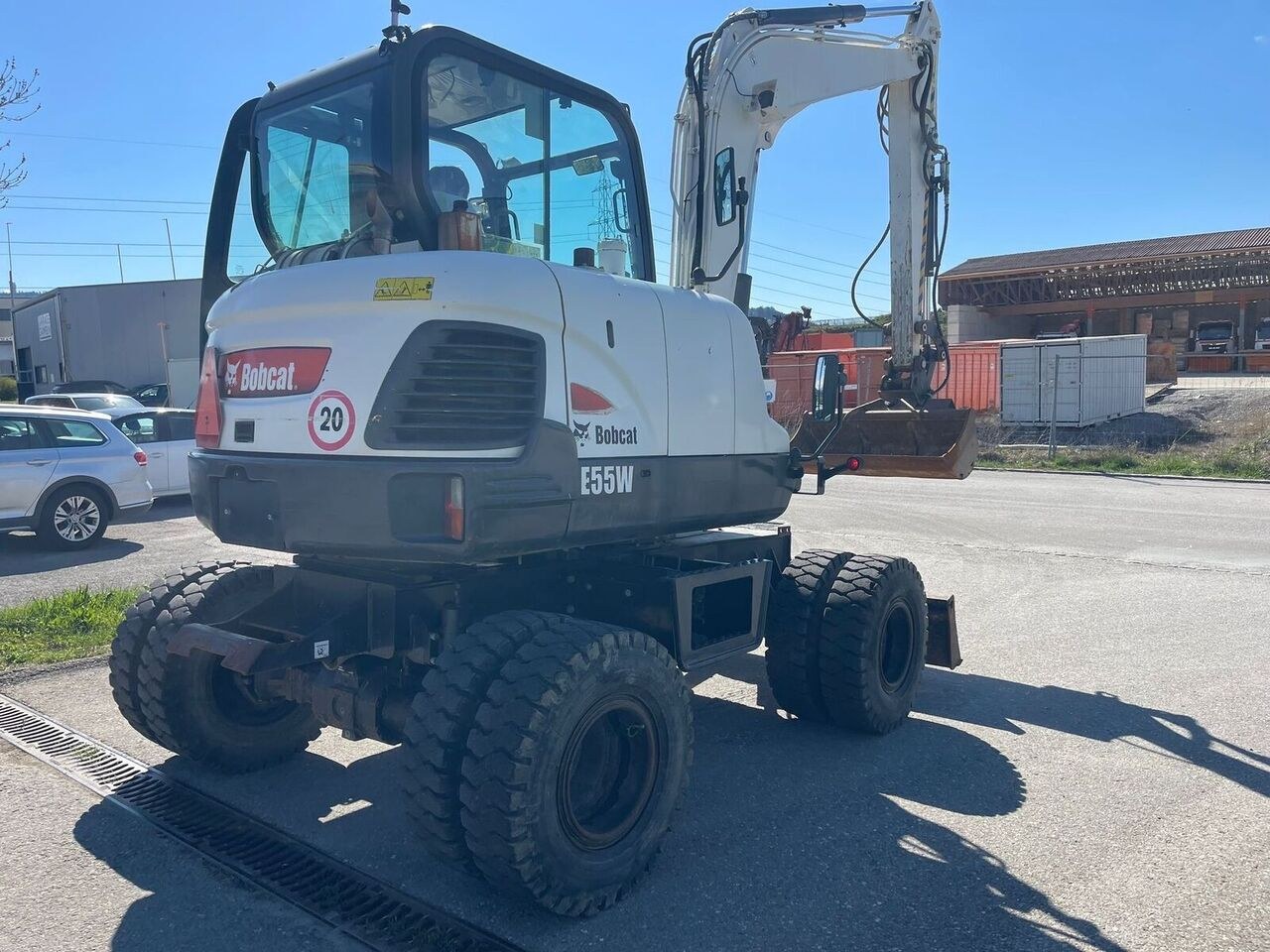 2014 Bobcat E55W Wheel Excavator 2014 Bobcat E55W Wheel Excavator