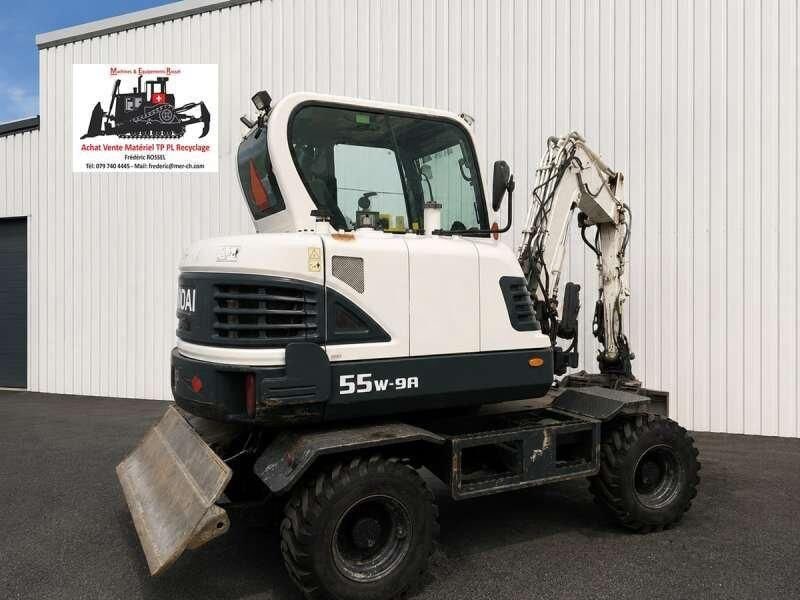 2015 Hyundai R55W-9A Wheel Excavator