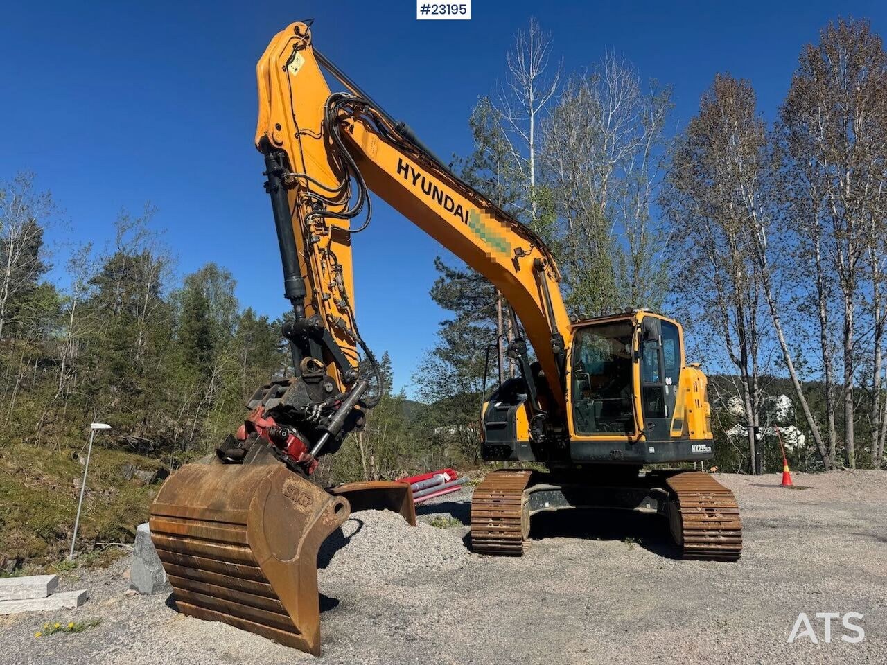 2016 Hyundai HX 235LCR Crawler Excavator