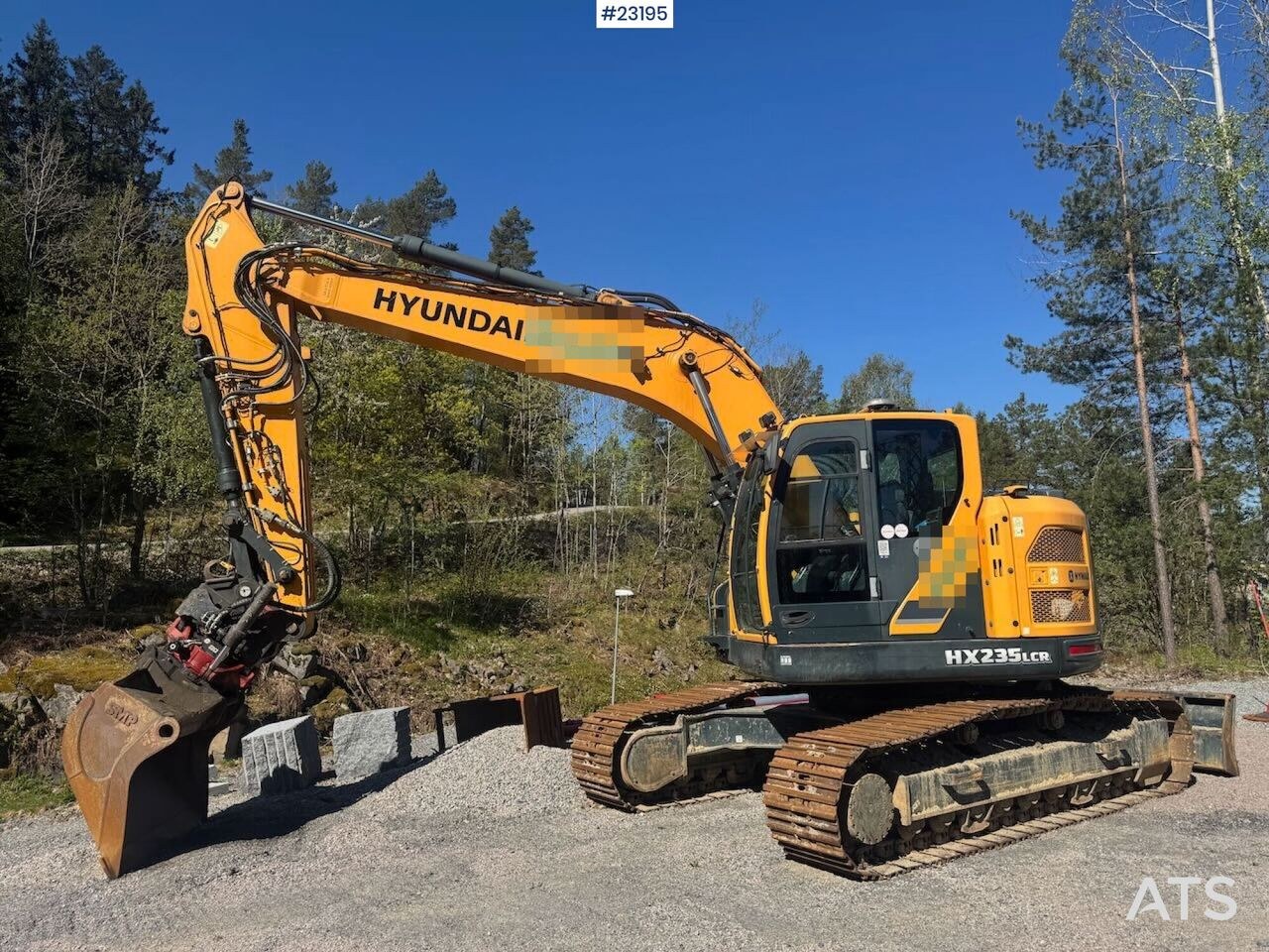 2016 Hyundai HX 235LCR Crawler Excavator