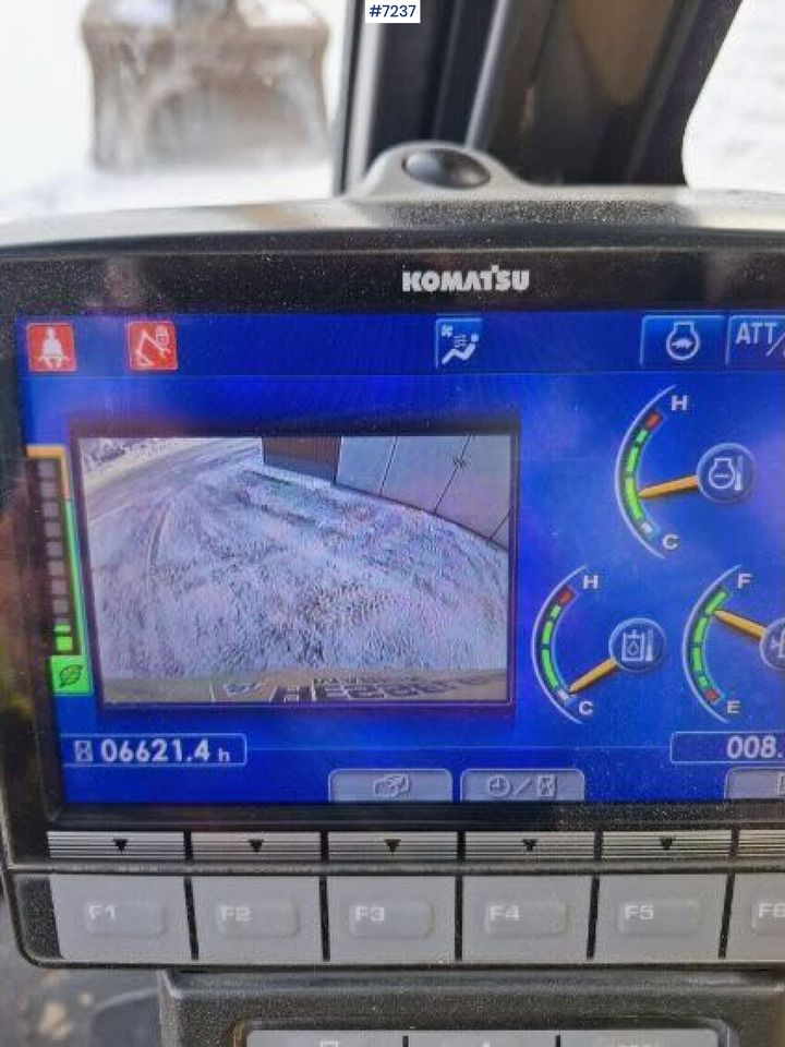 2016 Komatsu PC78US crawler excavator interior monitor view 2016 Komatsu PC78US crawler excavator interior monitor view