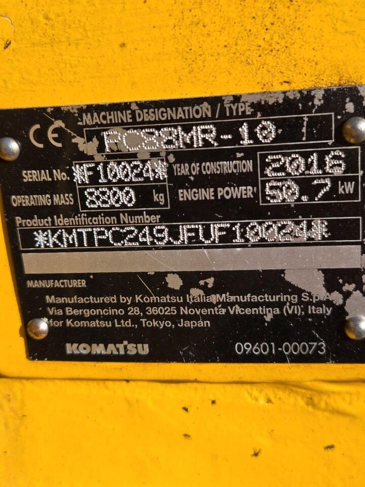 2016 Komatsu PC88MR-10 Mini Excavator 2016 Komatsu PC88MR-10 Mini Excavator