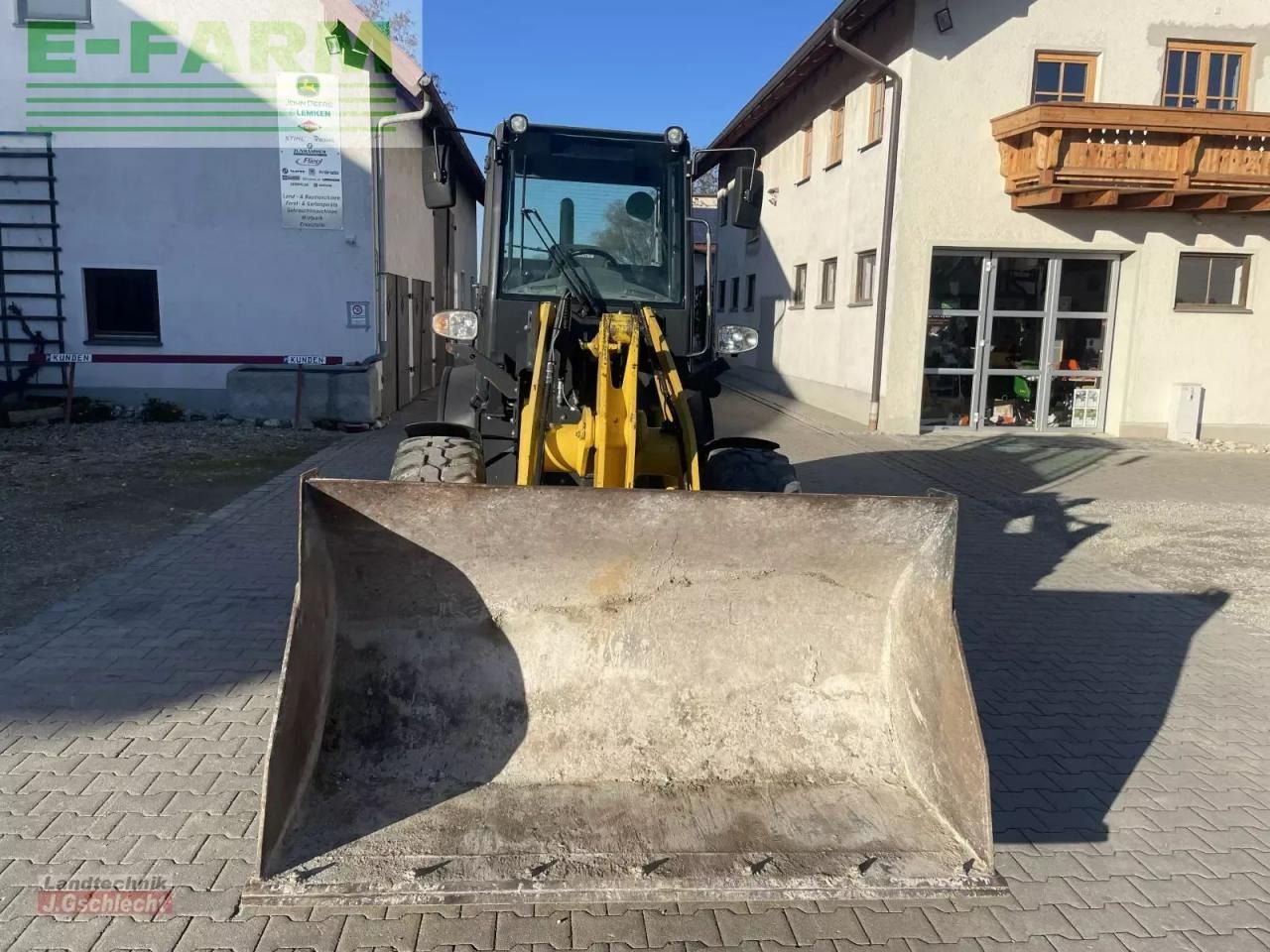 2016 Komatsu WA80M-7 wheel loader front view 2016 Komatsu WA80M-7 wheel loader front view
