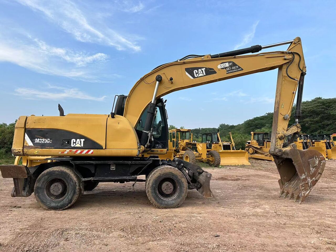 2018 Caterpillar M 320 D Wheel Excavator