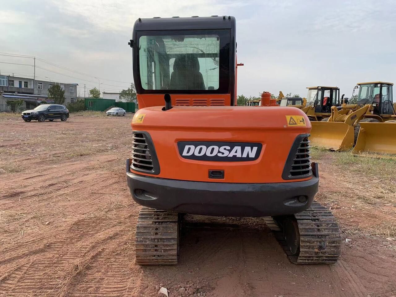 2018 Doosan DX55 excavator rear view
