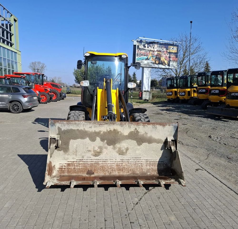 2019 JCB 409 wheel loader, front view