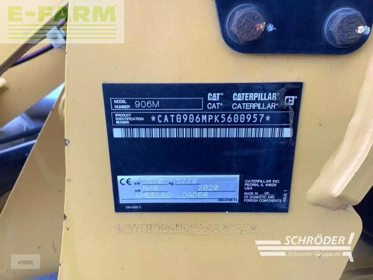 2020 Caterpillar 906M Mini Excavator 2020 Caterpillar 906M Mini Excavator