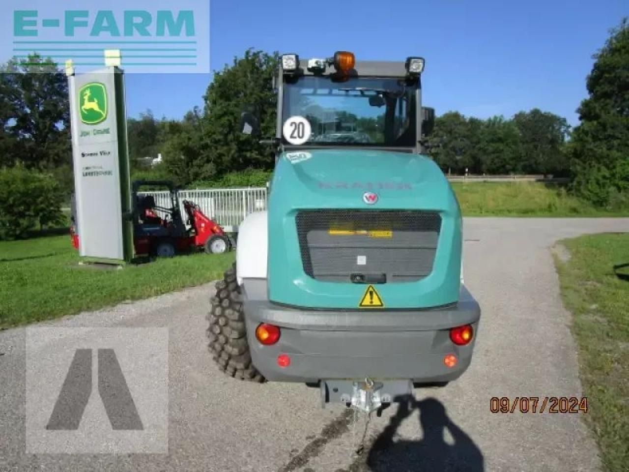 2022 Kramer KL255E mini excavator, rear view 2022 Kramer KL255E mini excavator, rear view