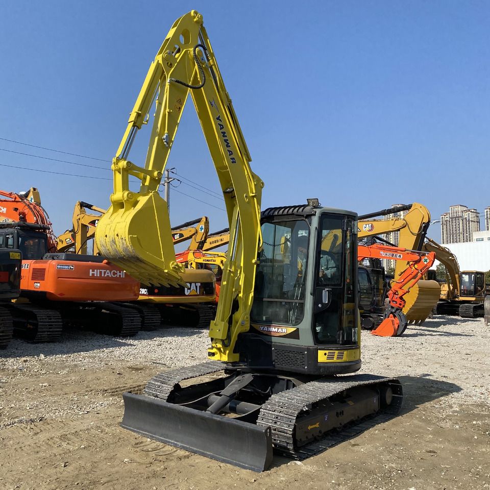 2022 Yanmar 5.5TON mini excavator, front three-quarter view 2022 Yanmar 5.5TON mini excavator, front three-quarter view