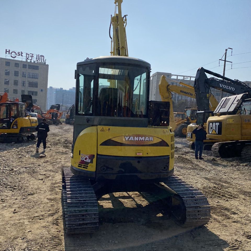 2022 Yanmar ViO55 mini excavator, front view 2022 Yanmar ViO55 mini excavator, front view