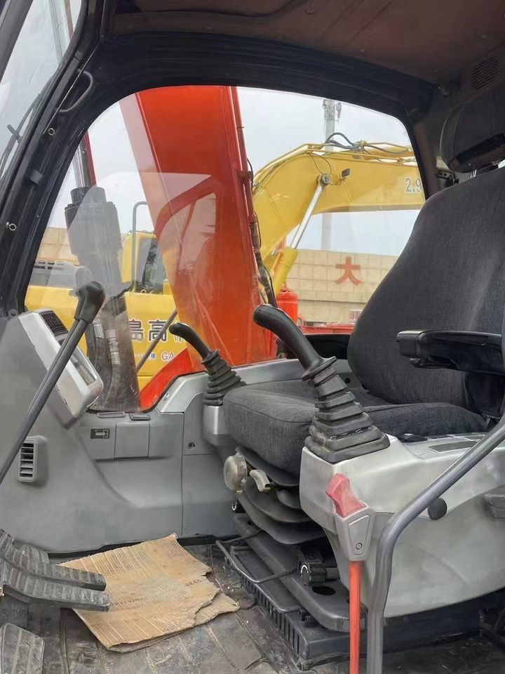 2023 Doosan DX80 mini excavator interior view 2023 Doosan DX80 mini excavator interior view