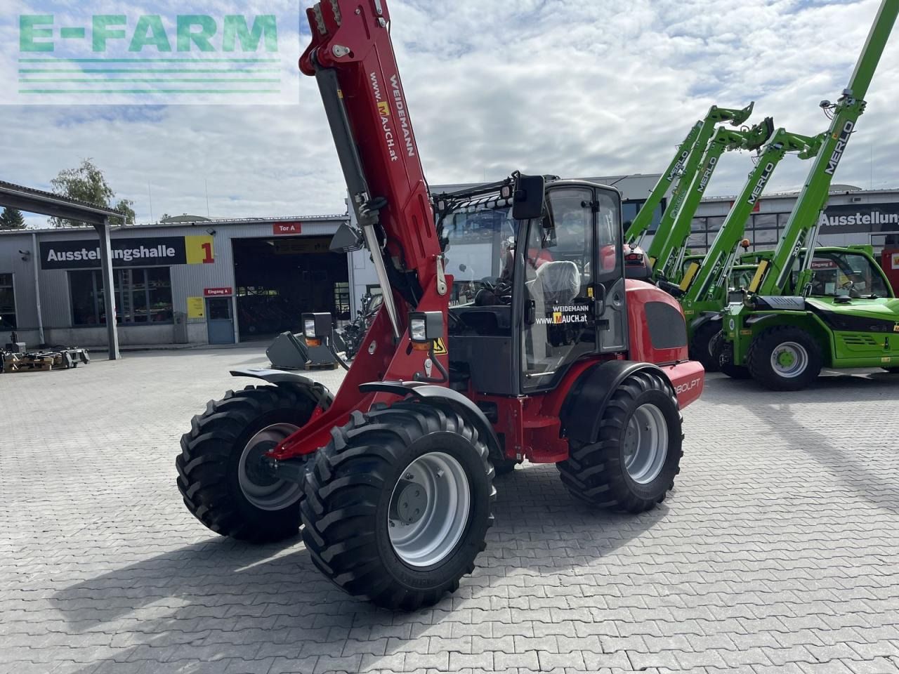 2023 Weidemann 4080LP TELE wheel loader, side view 2023 Weidemann 4080LP TELE wheel loader, side view