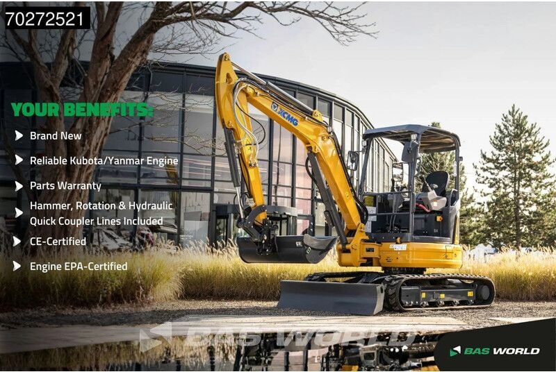 2023 XCMG XE27E Mini Excavator